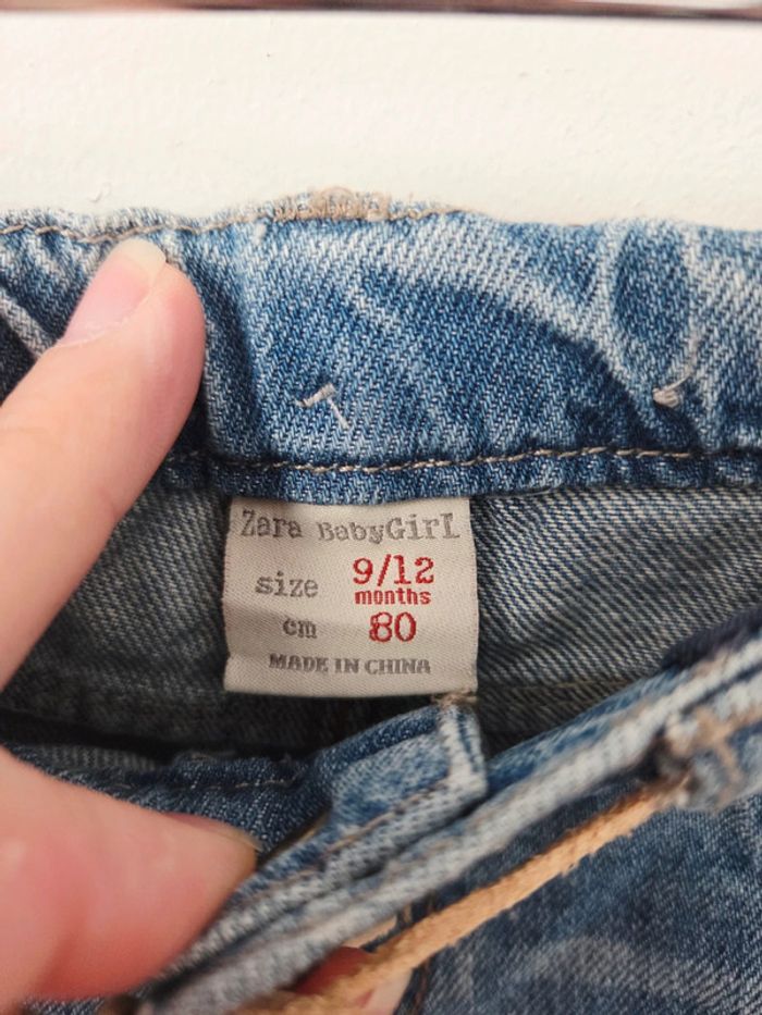 Joli short Zara 9/12 mois - photo numéro 3