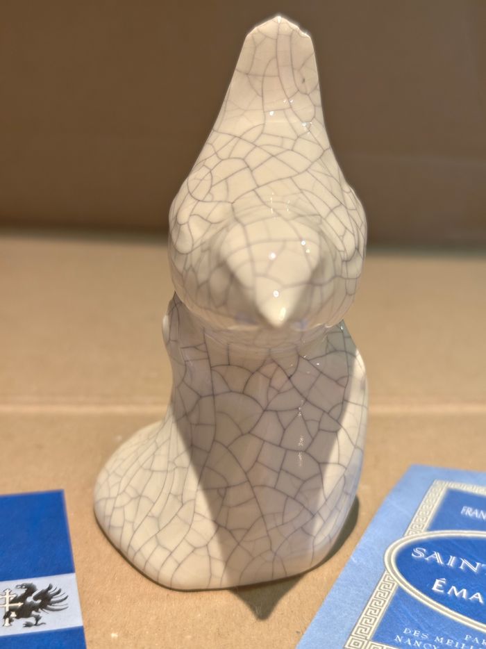 Oiseau blanc Saint Jean l'Aigle émaux de Longwy - photo numéro 2