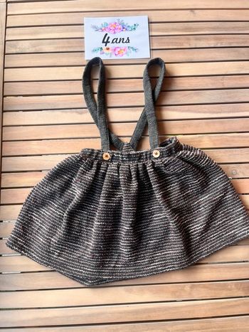 Jupe avec bretelles Zara 4 ans
