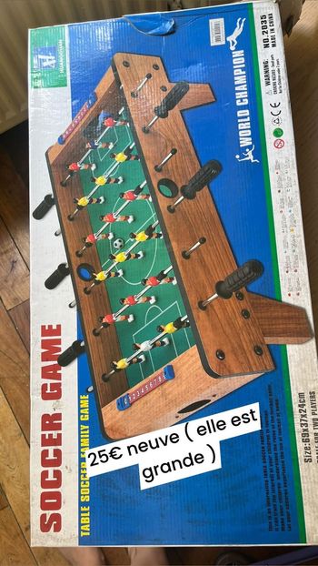 Baby-foot de table - jeu de société enfant/ adulte