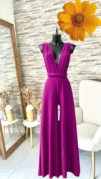 Combinaison mauve glamour plusieurs positons