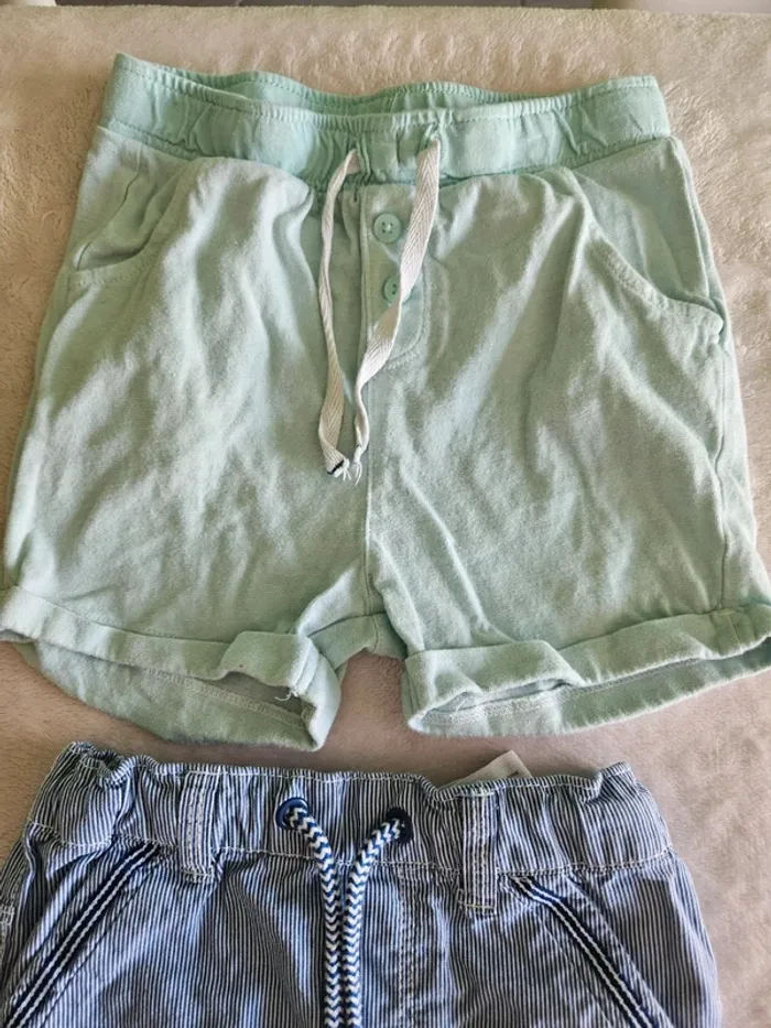 Lot de 3 shorts obaïbi 23 mois 86cm - photo numéro 2