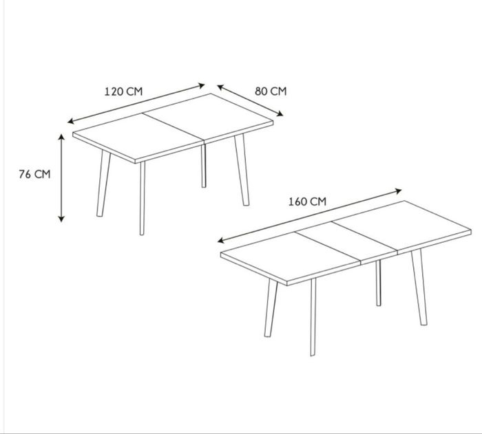 Table extensible 4 à 6 personnes - photo numéro 4