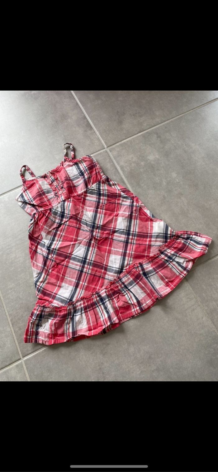 Robe été à carreaux 5 ans