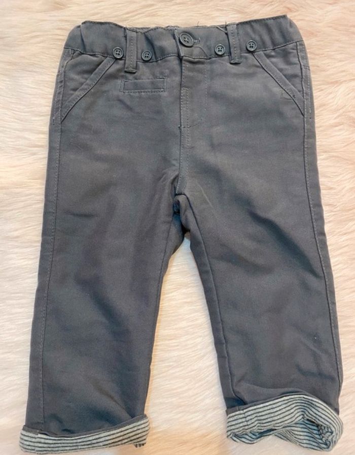 Pantalon gris Kiabi