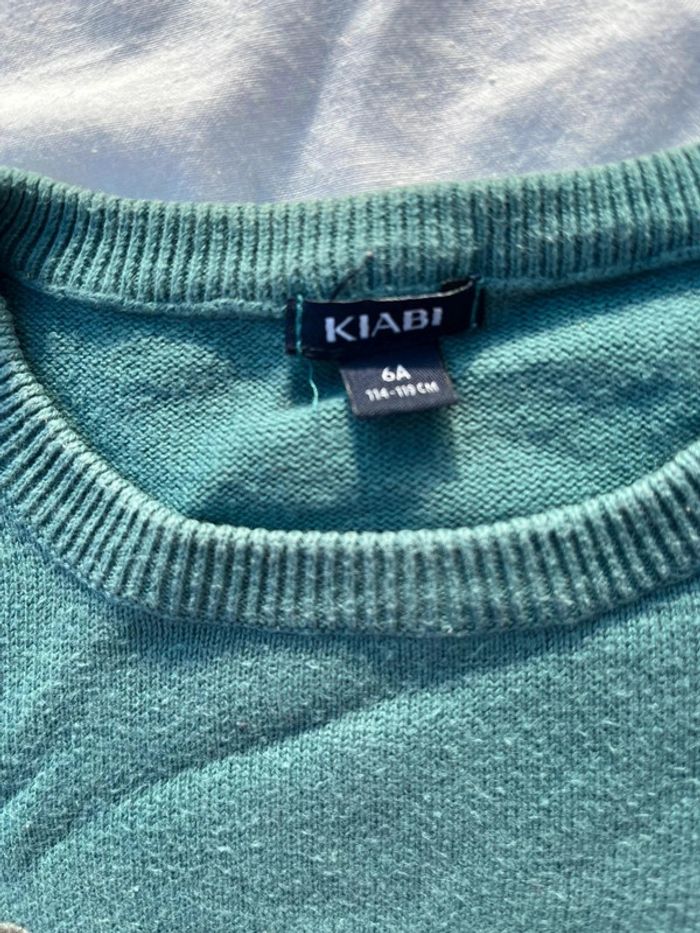 Pull vert Kiabi 6 ans - photo numéro 2
