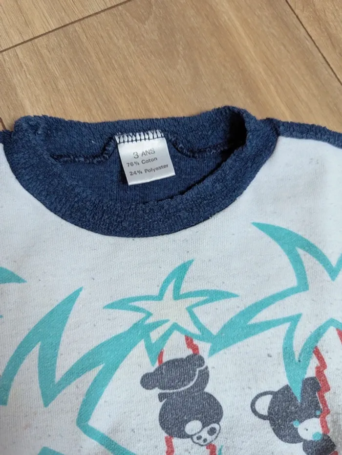 Joli pyjama vintage 3 ans - photo numéro 2