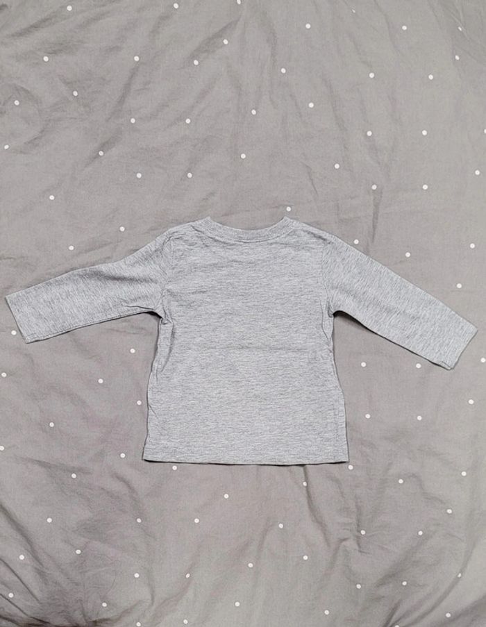 Lot de 3 t-shirts manches longues 6-9 mois – Confort et style pour petit bout - photo numéro 6