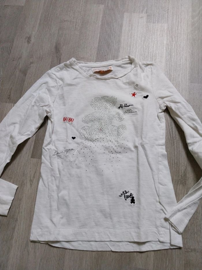 Tee-shirt manches longues lulu castagnette 10 ans - photo numéro 4