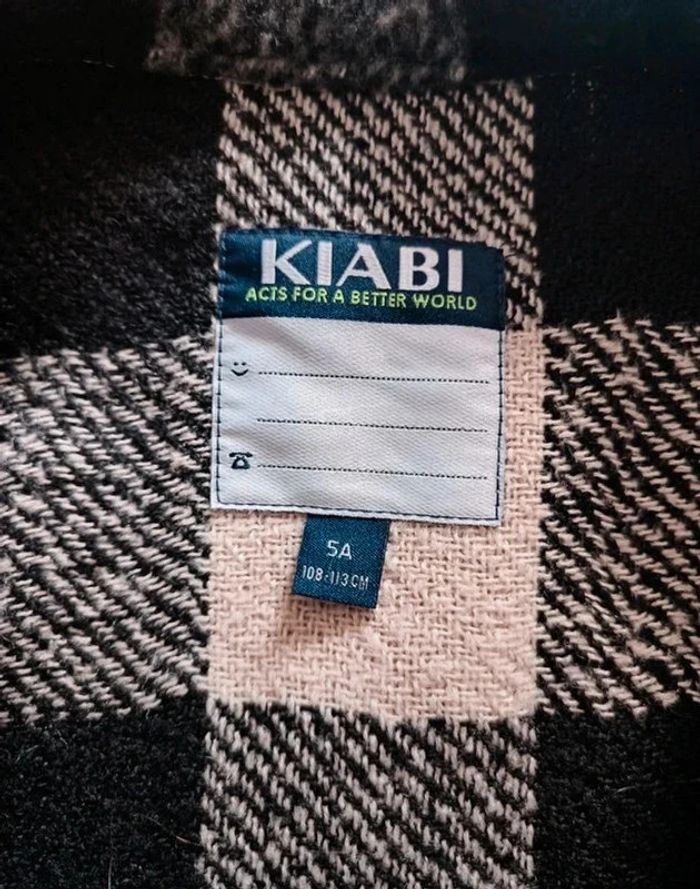 Veste a carreaux / surchemise kiabi 5 ans - photo numéro 2