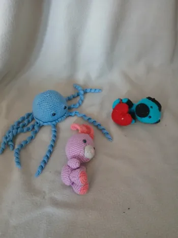 Lot peluche fait main