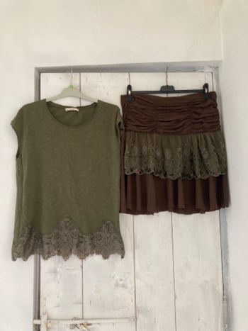 Total look kaki/marron