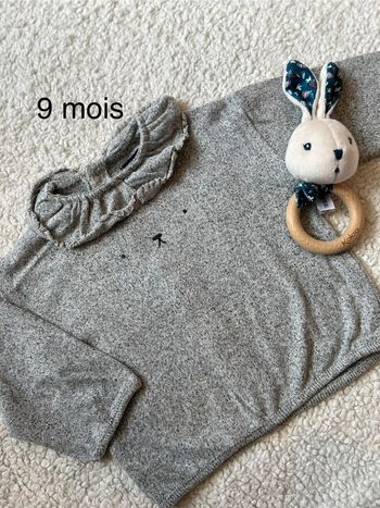 Pull fille 9 mois