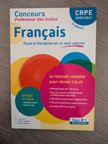 Livre concours crpe