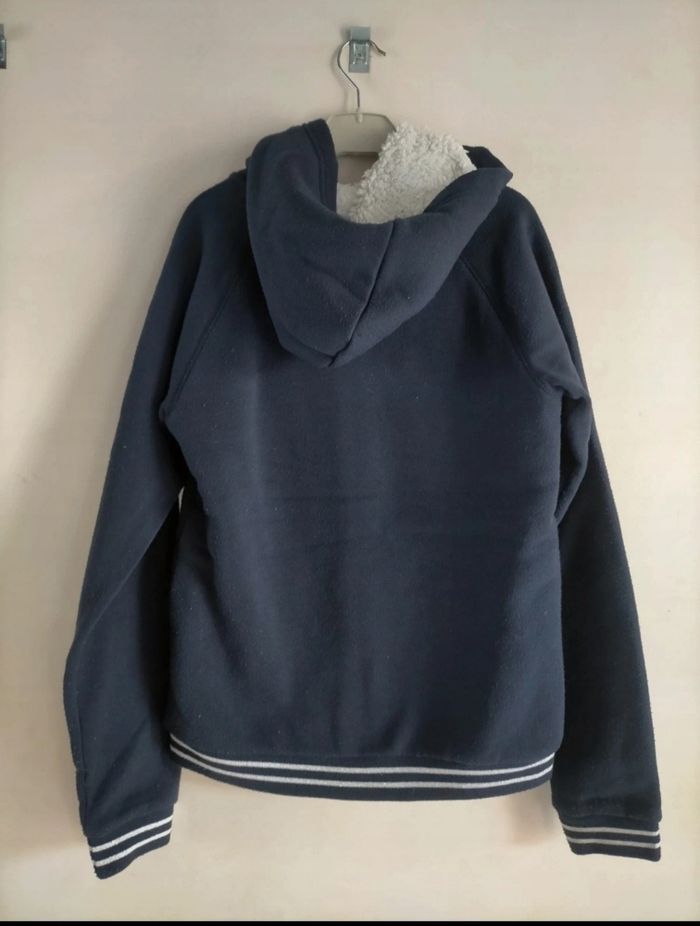 Pull doublé chaud à capuche - photo numéro 3