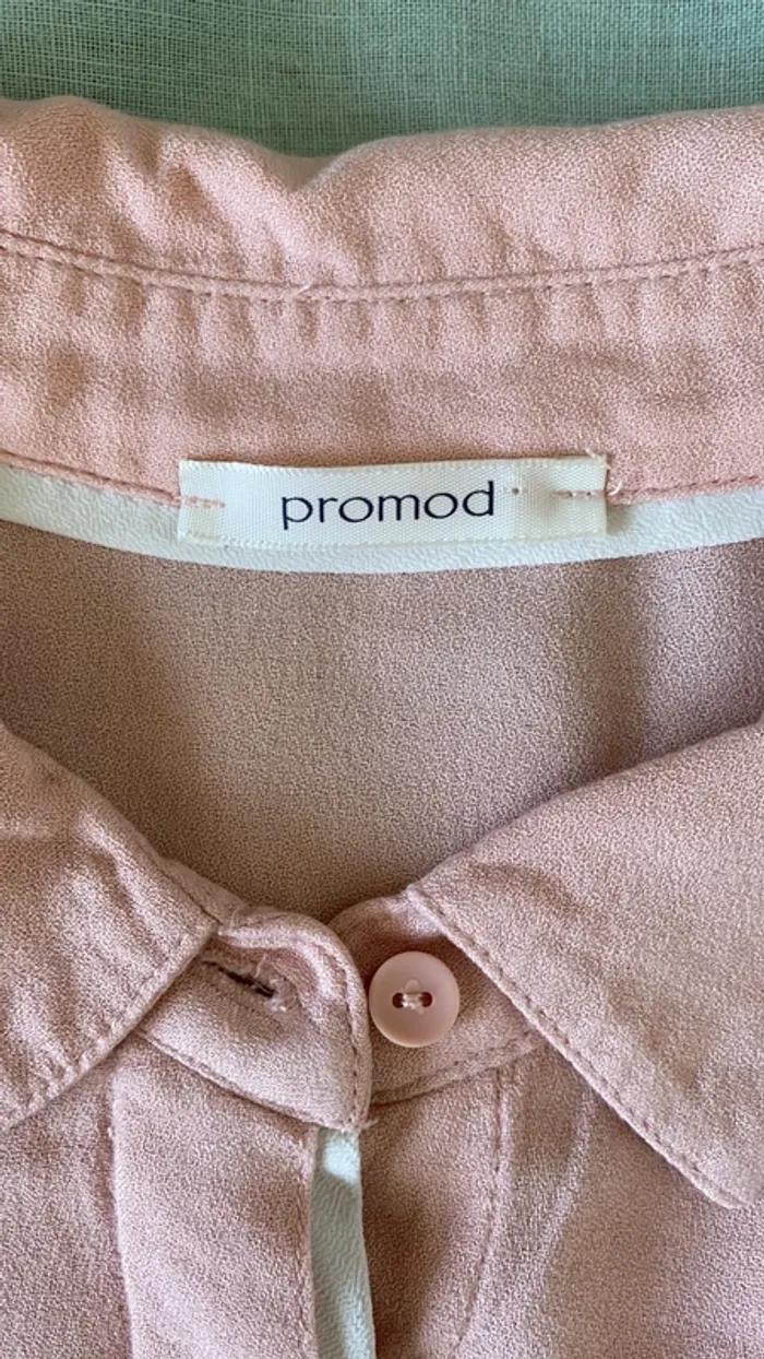 Chemise rose pâle Promod - photo numéro 7
