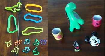 Lot de 18 accessoires et bijoux pour Garçon: bracelets et Pin’s Mickey