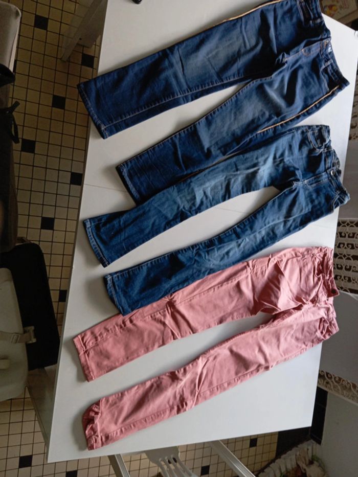 Lot 3 jeans 12 ans - photo numéro 2