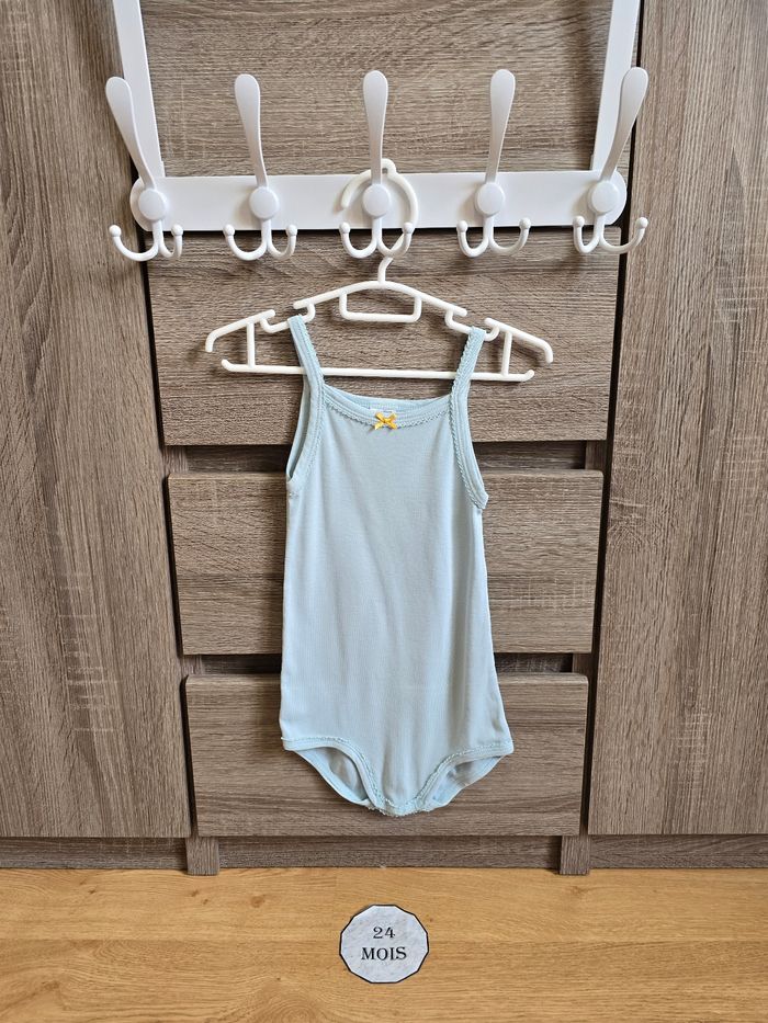 Vêtement Bébé Fille - Lot de bodies bretelles - Petit Bateau - 24 mois 86 cm - photo numéro 6