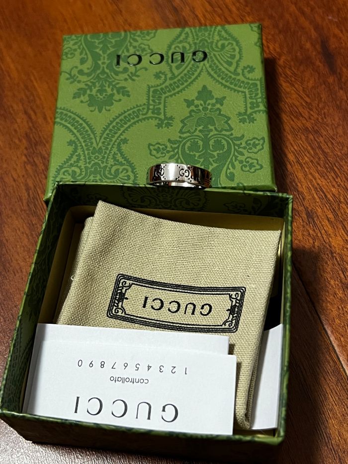 Bague Gucci en argent sterling 💍 Taille 7 - photo numéro 3