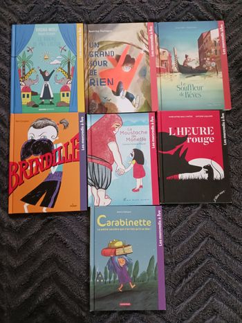 Lot de 7 livres " Les mercredis à lire"