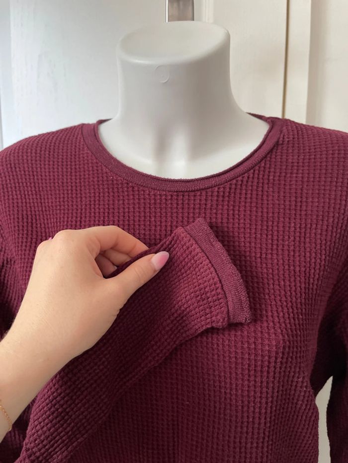 Pull bordeaux - photo numéro 6