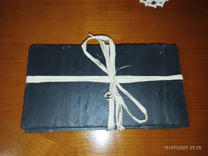 6 assiettes en ardoise - photo numéro 2