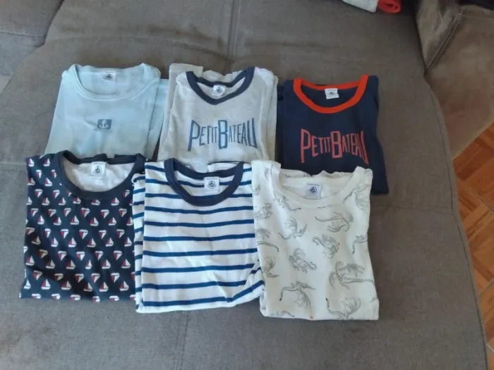Lot de 6 tricots de peau petit bateau t10ans - photo numéro 4