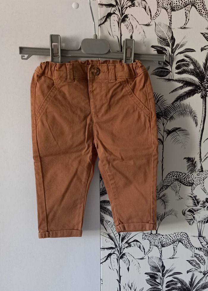 Pantalon toile camel Kiabi - photo numéro 2