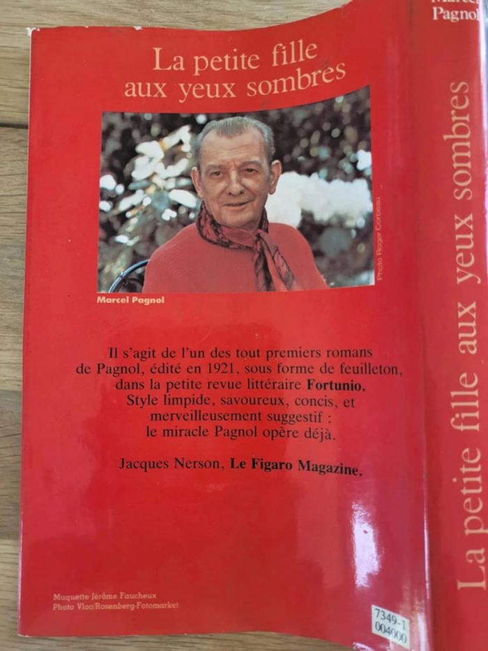 Livre La petite fille aux yeux sombres de Marcel Pagnol édition 1984 - photo numéro 11