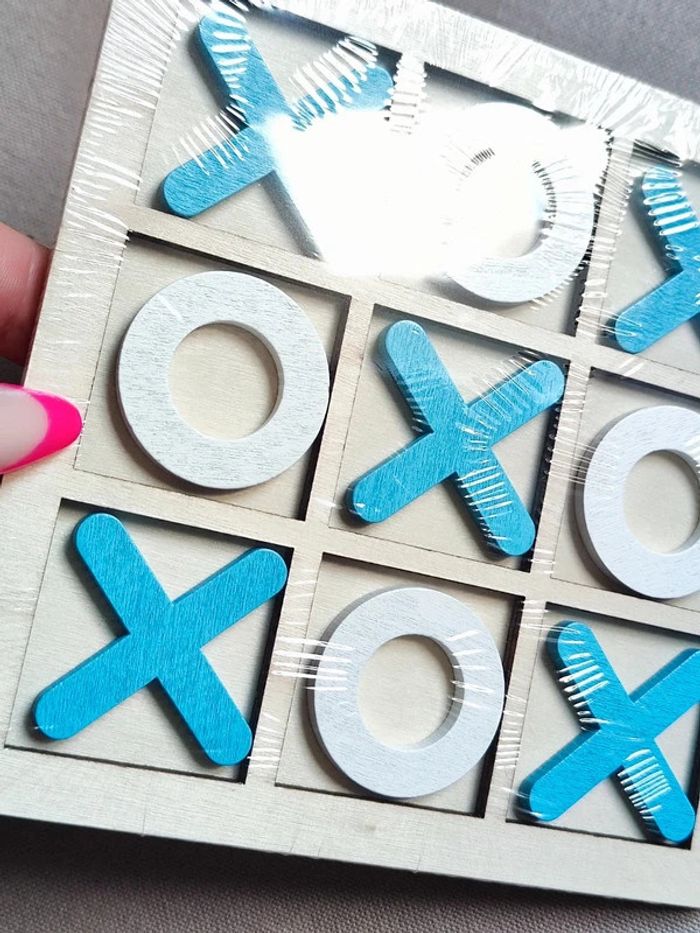 Jeu morpion en bois neuf - photo numéro 5