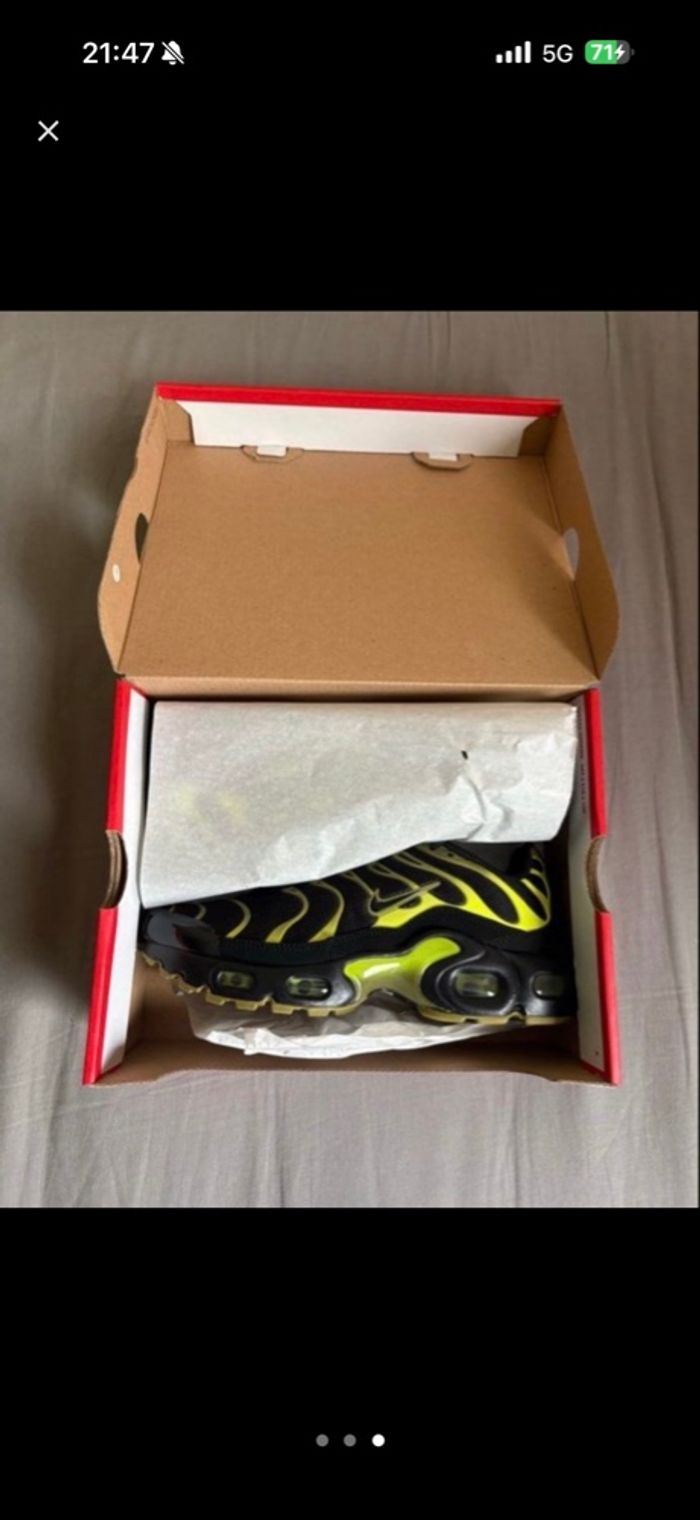 Nike tn noir vert fluo 36 - photo numéro 3