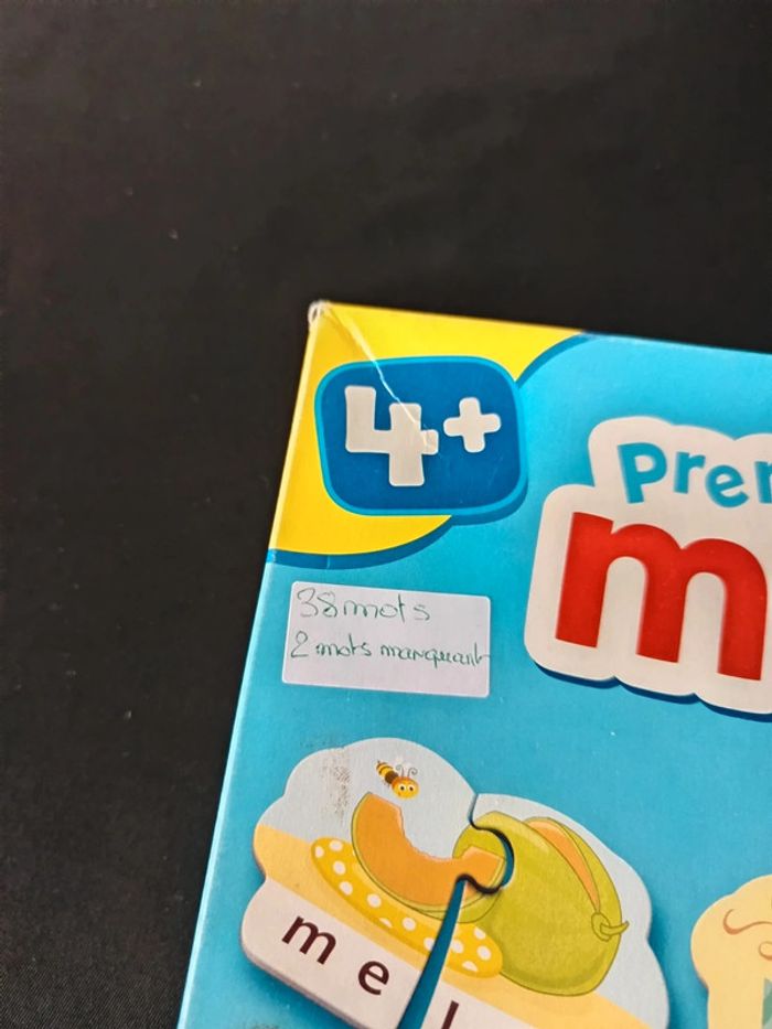 Lot de 2 jeux Premiers mots et la petite école les mots Nathan Ravensburger 4 ans - photo numéro 4