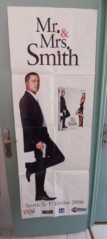 Poster/affiche cinéma Mr & Mrs Smith