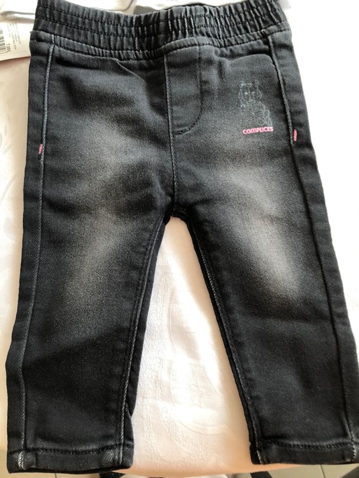 Ensemble fille neuf 3 mois pantalon et tee shirt - photo numéro 4