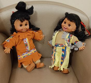 Lot 2 poupée amérindienne indienne