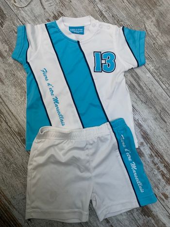 Tenue Fiers d’être Marseillais 6-12 mois