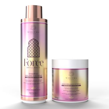 Shampoing 500ml et masque 500g wideyma