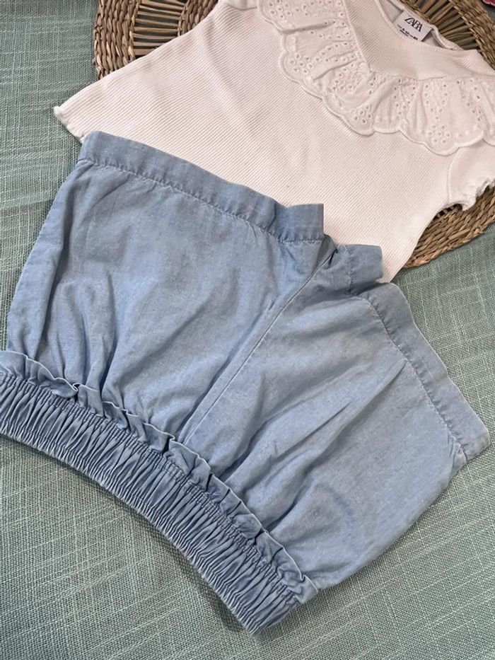 Ensemble taille 9-12 mois 80 cm Zara - photo numéro 4