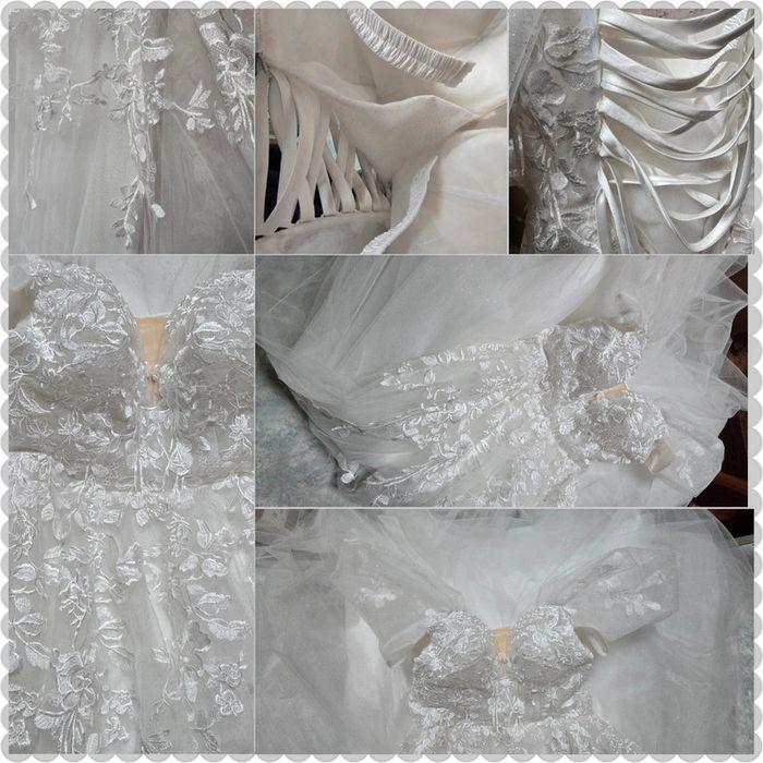 Magnifique robe de mariée blanche neuve taille 36 - 38 - photo numéro 3