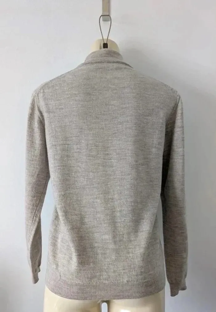 Pull en laine de mérinos - Woolmark - Burton of London - taille M - photo numéro 3