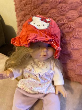 Chapeau hello kitty 3/6 mois