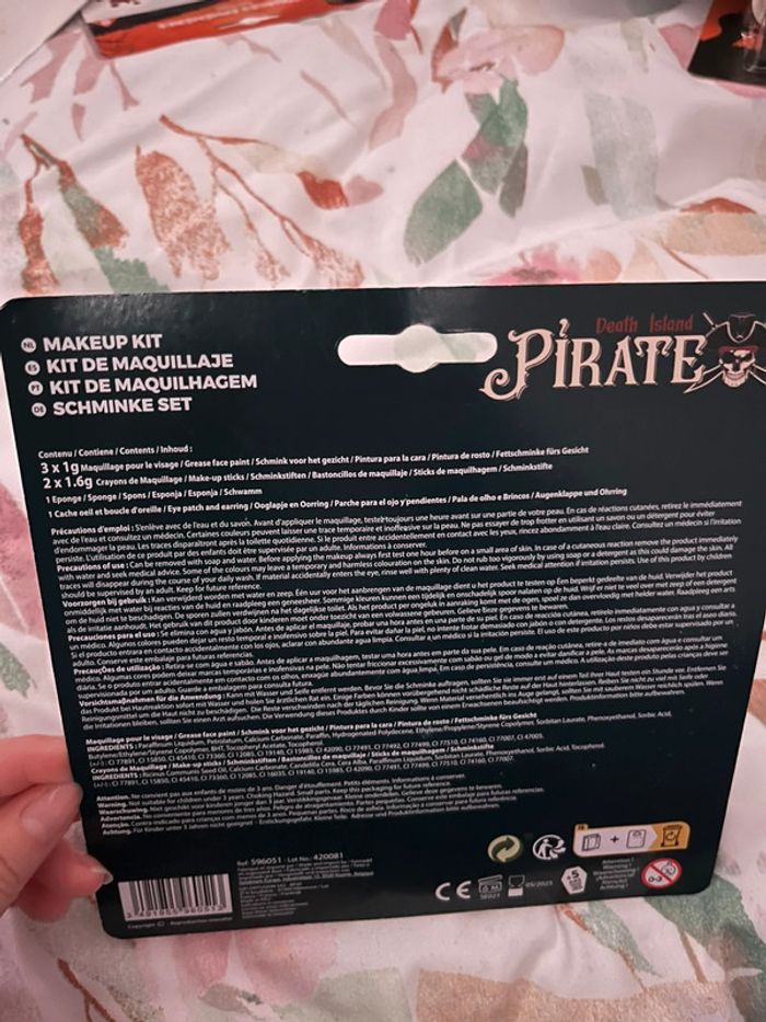 Kit maquillage pirate - photo numéro 2