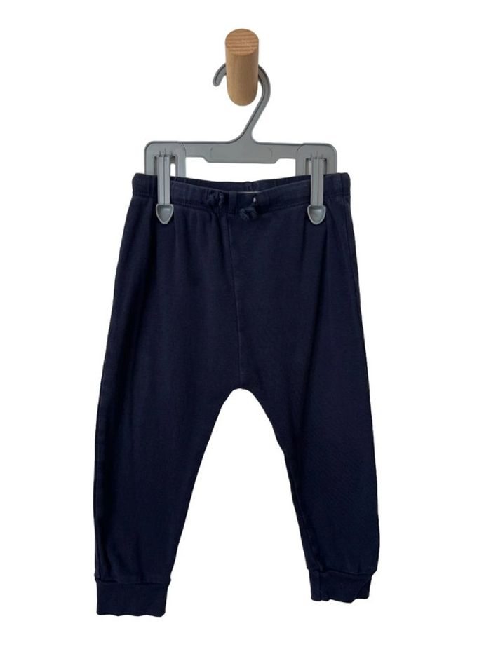 Pantalon bleu marine confortable et léger - H&M 80cm