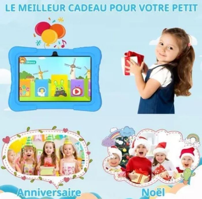 TABLETTE TACTILE ENFANT BLEU ANDROID 10 - photo numéro 8