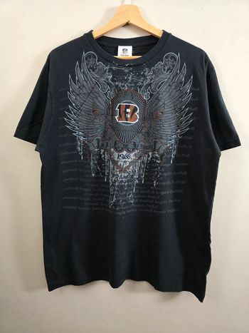 T-shirt NFL Cincinnati Bengals homme noir L coton style vintage USA