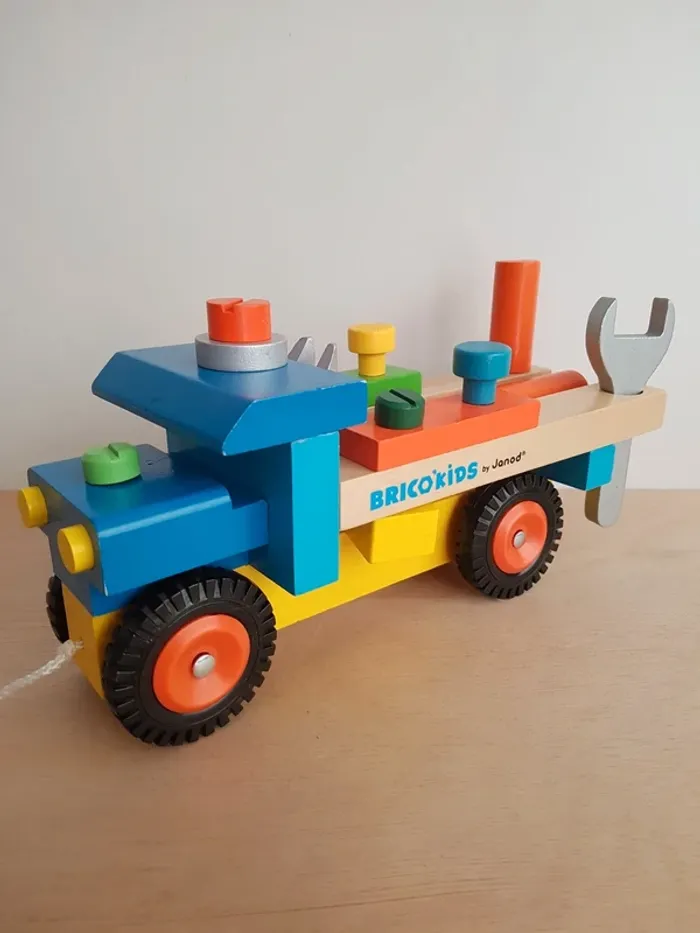Janod Camion Brico'kids outils en bois bricolage - photo numéro 16