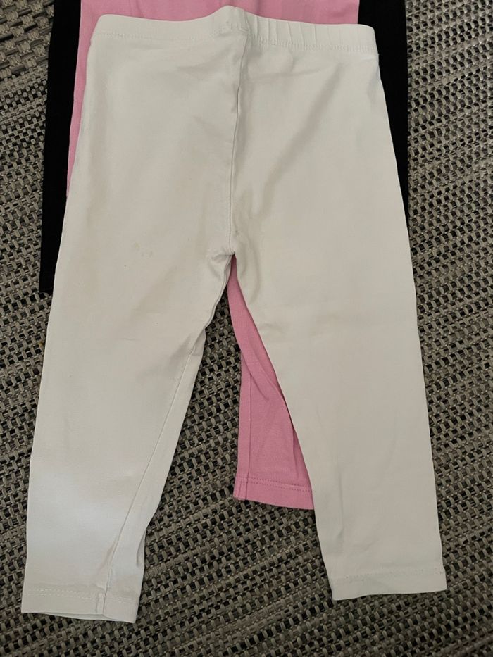 Lot 4 leggings Fille -18M- - photo numéro 5