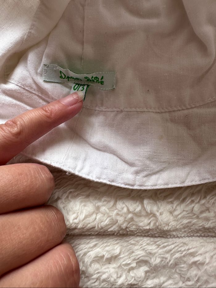Chapeau blanc été 0/3 mois - photo numéro 2
