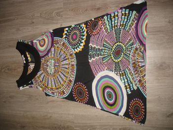 ROBE SM NOIRE A MOTIFS "U COLLECTION" - TAILLE 42 / 44 - n°02